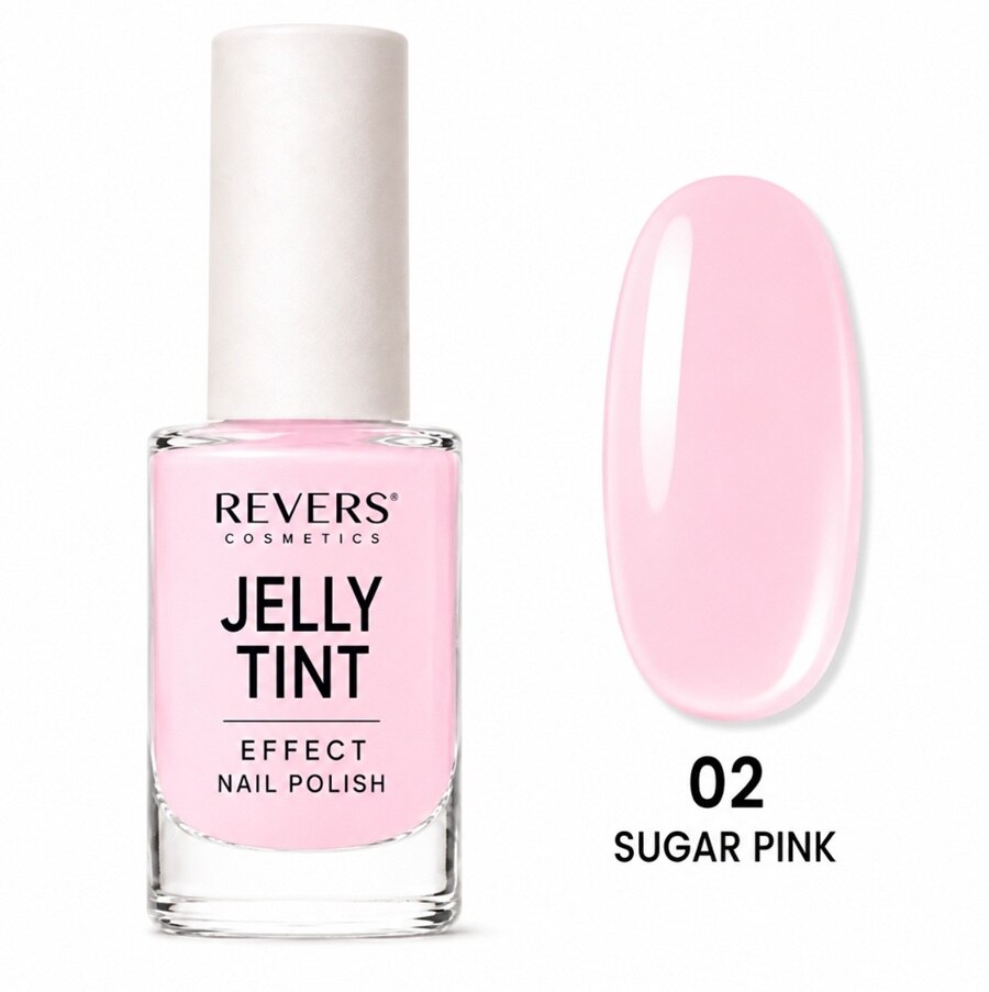 Lakier do paznokci Revers Jelly Tint 02 efekt jelly