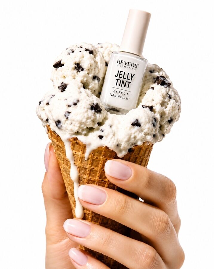 Lakier do Paznokci Revers Jelly Tint 01 Milky Ice - obrazek 3
